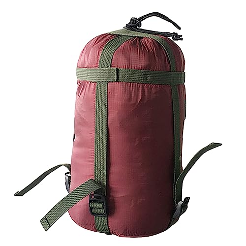 balacoo Portable Sleeping Bag Compression Sack Quilt Storage Bag for Outdoor Hiking Trekking (Nylon)