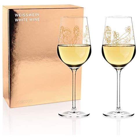 Ritzenhoff Wein-Ensemble Weißweinglas-Set von Burkhard Neie , aus Kristallglas, 364 ml Cover