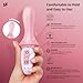 Satisfyer Air Pump Booty 5 vibrador anal para hombres y mujeres | Controlable mediante app | Juguete sexual hinchable | Material agradable a la piel | Juguete sexual recargable
