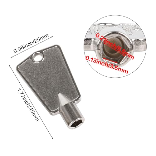 Clés de rechange pour congélateur RDEXP 4,5 x 2,5 cm compatibles WP842177 - Set de 4 - 4