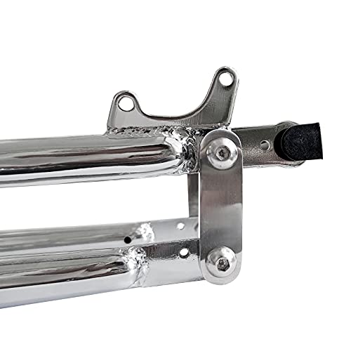 Donsp1986 Deluxe 26" Double Springer Fork 1" Threaded, Disc Brake, V Brake/Bicycle Forks (Chromed) #TOP5