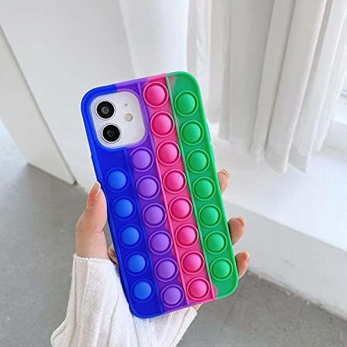 Compatible With Iphone 12 Pro Max Case Fidget Toys Phone Case Pop Fidget Pop It Fidget Mobile Phone Case Stress Toy Bubble Phone Case 3d Pop Bubble Sensory Toy Amazon De Electronics Photo