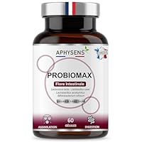 Probiotiques Flore Intestinale | Entretien du Microbiote | Digestion, Immunité & Bien-Être | 4 souches optimisées, 60 Gélules Végétales | Fabriqué en France
