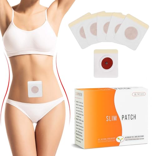30 parches adelgazantes para abdomen y cintura – Apósitos para quemar grasa para una silueta más delgada, con extractos naturales para mujeres y hombres