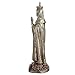 Veronese Design 7 5/8 Inch Crowned Santa Muerte The Mexican Saint of Death Cold Cast Resin Bronze Finish Statue