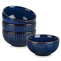 MALACASA Serviesset voor 4 personen, 12-delige bordenset van aardewerk, modern tafelservies met reliëf, 4 platte borden, dessertborden en mueslikommen voor muesli, pasta, dessert, serie LYDIA beige
