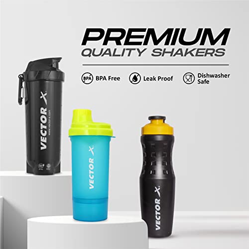 Image of VECTOR X Energy Shaker & Active Bottle & Super Shaker (Pack of 3)