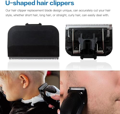 Replacement Body Hair Trimmer Cutter Blade for Panasonic ER-GK80 / ER-GK81 / ER-GK60 Body Groomer - Electric Shaver Razor Removing Hair in Sensitive Areas for Unisex (Black)