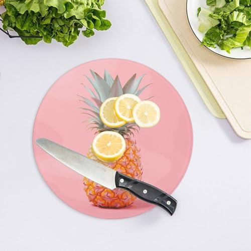 Planche à découper en verre résistante aux rayures et durable pour table
