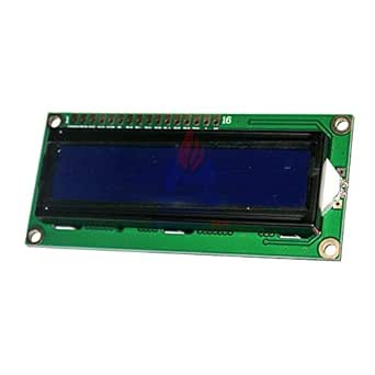 3.3V LCD1602 1602 Monitor Blue Screen Blacklight 16x2 Lines White ...
