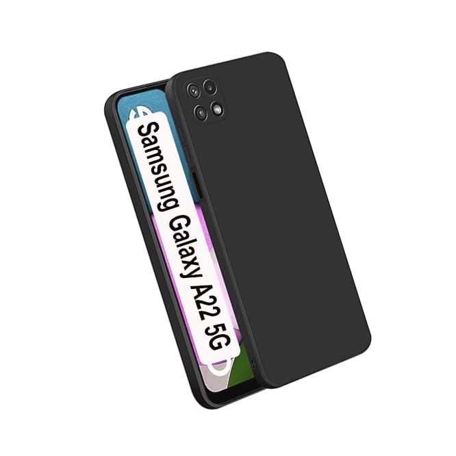COBERTA Back Cover for Samsung Galaxy A22 5G Back Cover Case - Black Silicon (B0CSDB64QG) Amazon Price History, Amazon Price Tracker