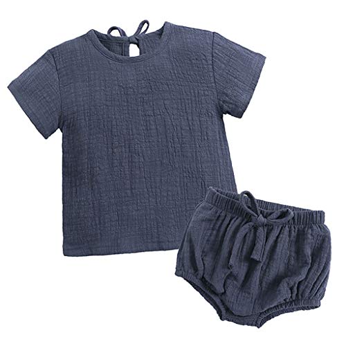 Julhold Neonato Neonata Ragazzo Carino Traspirante Cotone Solido Kimono Pagliaccetto Tute Abbigliamento Abiti 0-2 Anni