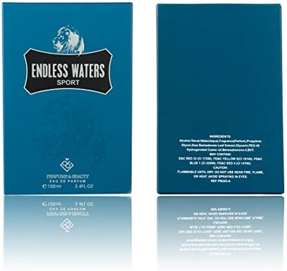 Perfume&Beauty ENDLESS WATERS Perfume for Men Parfum 100ML 3.4 fl.oz-Blue