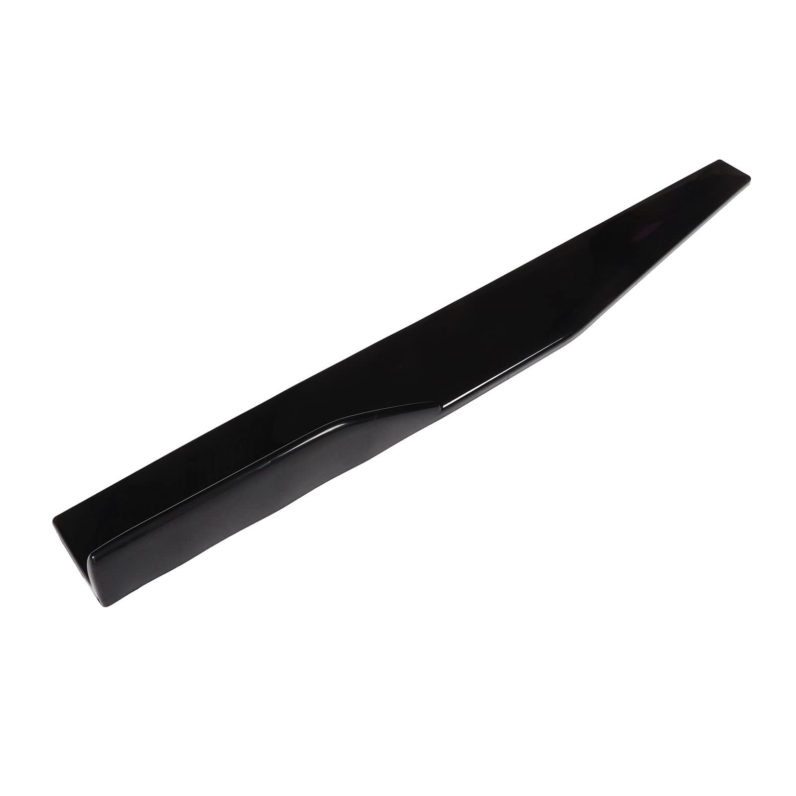 Seitenschweller, Universal Schwarz Glänzend ABS Karosserie Styling Teile 2 Stück for Auto Tuning Enthusiasten SUV Limousine Cabrio Fahrzeugmodifikationen