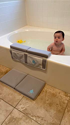 Bath Kneeler and Elbow Rest – LeSuz Company pad Set for Tub Bathing Padded Knee Mat for Extra Comfort. Mesh Pockets Bathtub Top Shampoo Soap Bottles Organized Baby Shower Newborn Gift Bath Kneeler and Elbow Rest – LeSuz Company pad Set for Tub Bathing Padded Knee Mat for Extra Comfort. Mesh Pockets Bathtub Top Shampoo Soap Bottles Organized Baby Shower Newborn Gift