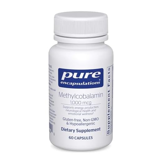Pure Encapsulations Methylcobalamin 1,000 mcg - Vitamin B12 Supplement to Support Memory & Nerve Health - Premium Vitamin B12 Capsules - 60 Capsules