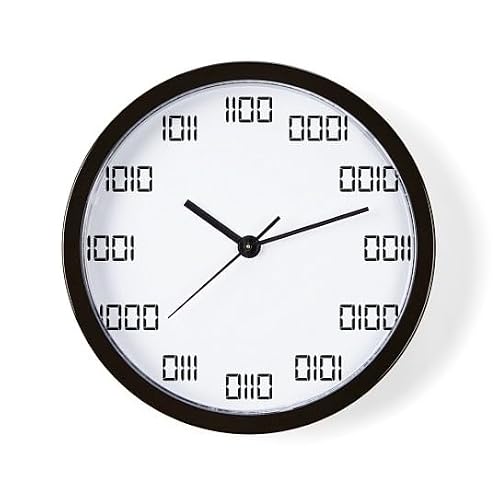 CafePress Binary Wall Clock