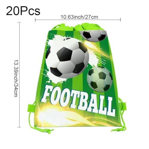 Sac à dos cordon football x20 en tissu non tissé pour sport et pique-nique - 8