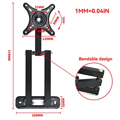 XUSIJAKQ1 Suporte para montagem em TV Suporte retrátil Universal Conveniente Multifuncional Estilo S
