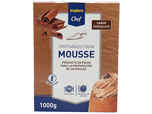 Chef Preparado para mousse sabor (CHOCOLATE, 1000 GR.)
