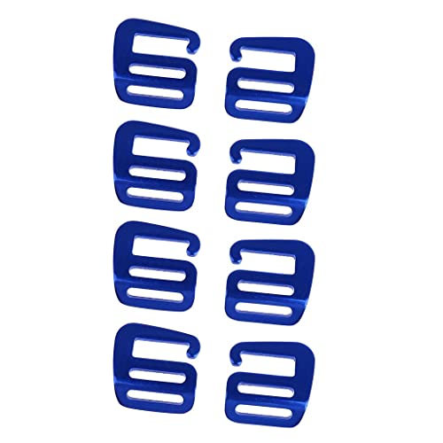 Hebillas de gancho de 25mm Kesoto de 1 pulgada para correas de mochilas y bolsos deportivos 6