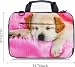 Hnycsir 13 Inches Canvas Laptop Case, Messenger Bag Sleeve, Protective Travel Briefcase,Carrying Bag with Adjustable Shoulder Strape Fits 11.6" 12" 13.3" Computer/Ultrabook/Netbook (Sleepy Dog)