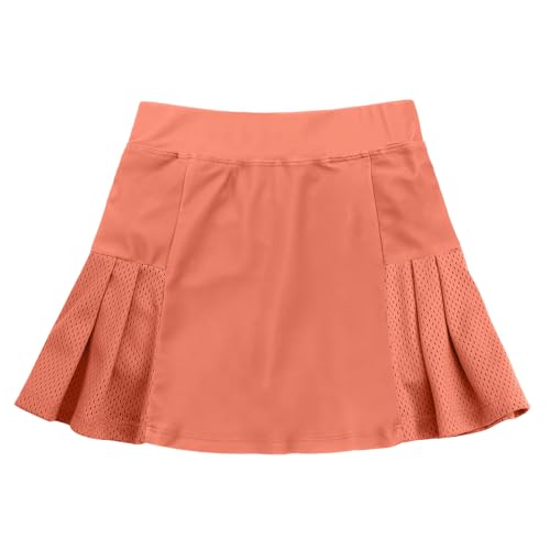 JESKIDS Girls' Tennis Golf Skirts with Shorts Pickleball Athletic Pleated Skort 6~13T