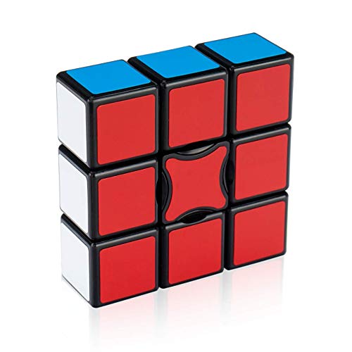 FAVNIC Speed Cube 1x3X3 Magic Cube / Puzzle Game/ Classic 1x3x3 Magic Speed Cube/ Best Size 5.6*5.6 cm Brain Teasers/ Smooth Twist / Vibrant Colours
