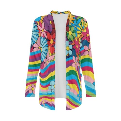 Image of Womens Open Fron Cardigan Sweaters Long Sleeve Tops Daily Coats