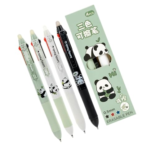 Set de bolígrafos gel borrables punta fina 0.5 mm miniatura 5