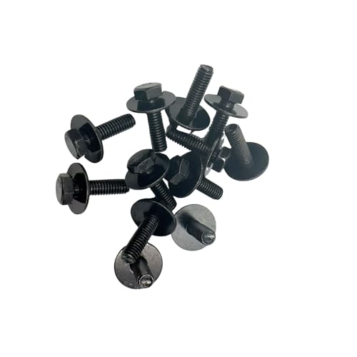 Image of 12PCS Skid Plate Splash Shield Cover Bolts Gasket Compatible with Toyota 4Runner Tacoma Tundra Sequoia FJ Cruiser 2013-2020 Replace 90080-11373