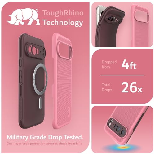 Image of TUDIA MergeGrip Magsafe Compatible for Pixel 10 Pro XL Case - Smokey Pink