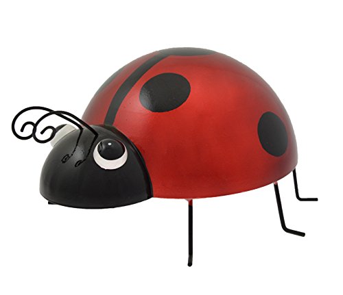 Preisvergleich Produktbild Green Jem gsgd34b groß Marienkäfer Metall Garten Dekoration Natur