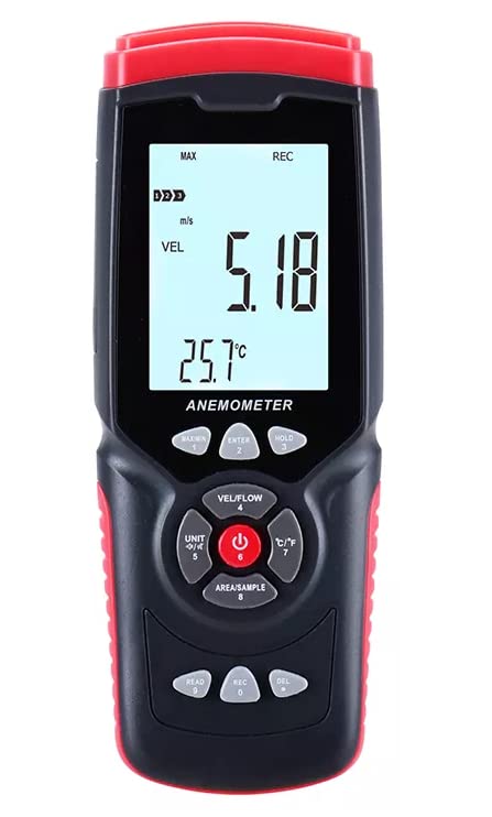 GT8913 Handheld Digital Anemometer Multi Industrial WindSpeed Gauge Meter