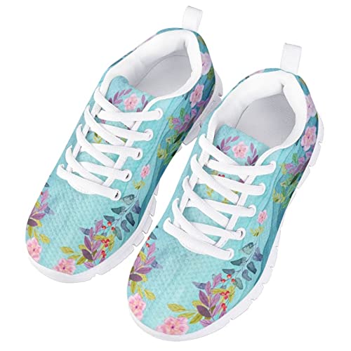 Yzaoxia Kids Girls Running Sneakers Sport Shoes Comfortable Walking Athletic Shoes Size 11-53