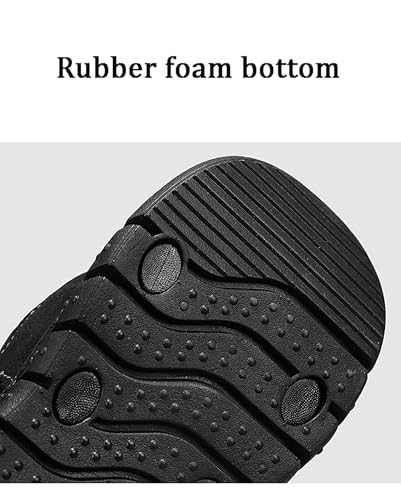 Men's Casual Sandals Leather Non-Slip Adjustable Flat Bottom Slippers Summer Outdoor Beach Shoes4