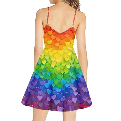 Image of Biyejit Women Casual Loose Dress Strap Long Summer Beach Swing Dress