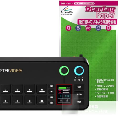 �~���r�b�N�X RODECaster Video �^�b�`�X�N���[�� �Ή� �ی� �t�B���� ���������� ���̂悤�ȏ����S�n �h�w�� �h�C�A ���{��