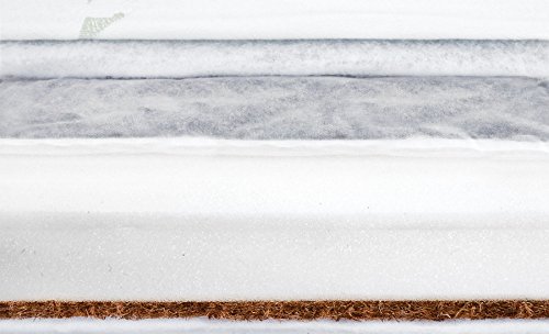 Maternelle Senslo Classic Matelas pour enfant en mousse de coco 120 x 60 (8 cm) Cover