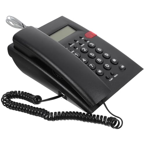 Téléphone filaire de bureau et chambre d'hôtel avec affichage clair de l'appelant Ciieeo