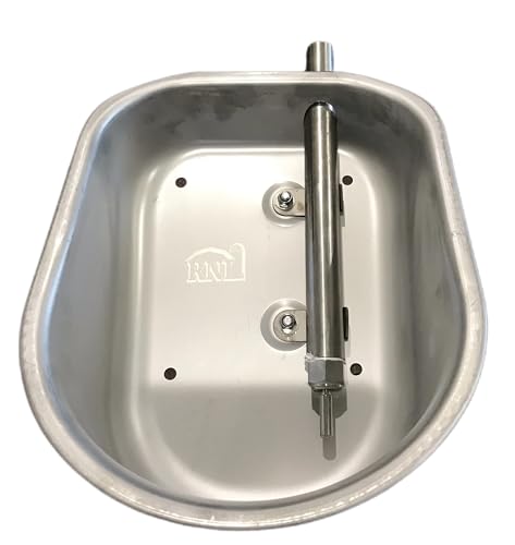 Regadera grande de acero inoxidable para cerdos y animales de granja 2