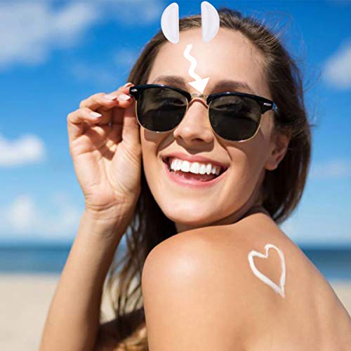 EXCEART 35 Pares de Ã“culos de Silicone Almofadas de Nariz Ã“culos Adesivo de Silicone Anti-Derrapan
