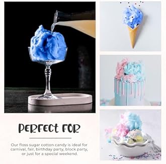 Baking Beauty and Beyond Premium Candy Floss Sugar 100g - Original Blue Flavour