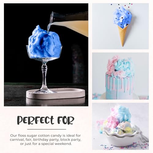 Baking Beauty and Beyond Premium Candy Floss Sugar 100g - Original Blue Flavour