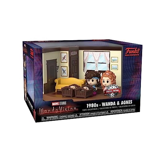 Funko Mini Moments: Marvel: Wanda Vision - LR 80’s - WandaVision - Figura de Vinilo Coleccionable - Idea de Regalo- Mercancia Oficial - Juguetes para Niños y Adultos - TV Fans