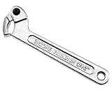 Robust und langlebig: Der Chrom-Vanadium-C-Schlüssel aus hochwertigem Chrom-Vanadium-Stahl ist robust und langlebig, nicht leicht zu korrodieren, zu rosten, zu verformen oder zu beschädigen, kann Ihnen lange Zeit dienen.