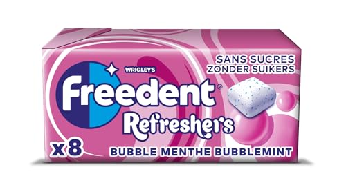 Chewing gum Goût Bubble Sans Sucres Freedent Refreshers La Boîte De 8 Cubes - vue 2