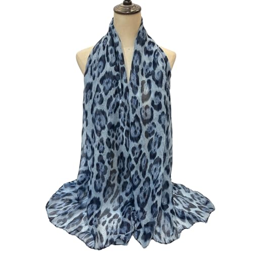 Leopard Print Scarf Leopard Shawl Fashion Scarves Long Lightweight Sunscreen Scarf for Women3