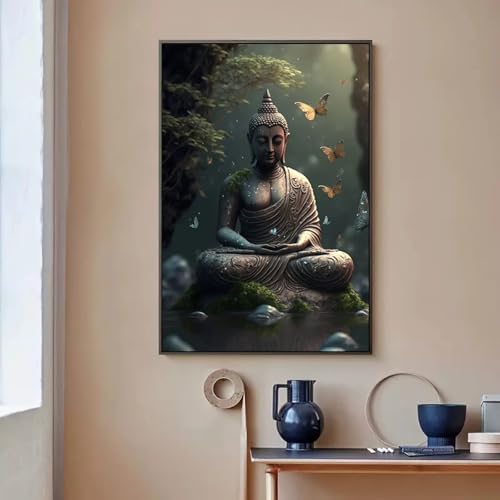 Toile Bouddha zen nature pour créer un salon relaxant