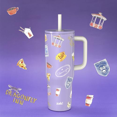 Image of Zak Designs Gilmore Girls 30 oz Spill-Proof Insulated Travel Tumbler